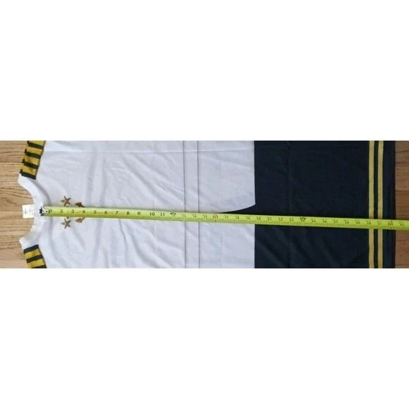 “Faux Real” Womens Small Dress Up Captain Halloween Costume Photorealistic Shirt - Picture 4 of 7